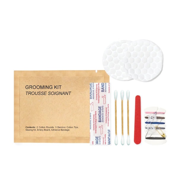 Sustainable Accessories - Kraft Paper World Amenities, Sustainable Kraft Paper Grooming Kit, 300PK HA-KFT-004 - main
